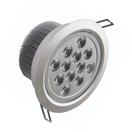 GU10 LED de 12 vatios de iluminación comercial de techo LED Spotlight / 4500K CCT halógeno reemplazo
