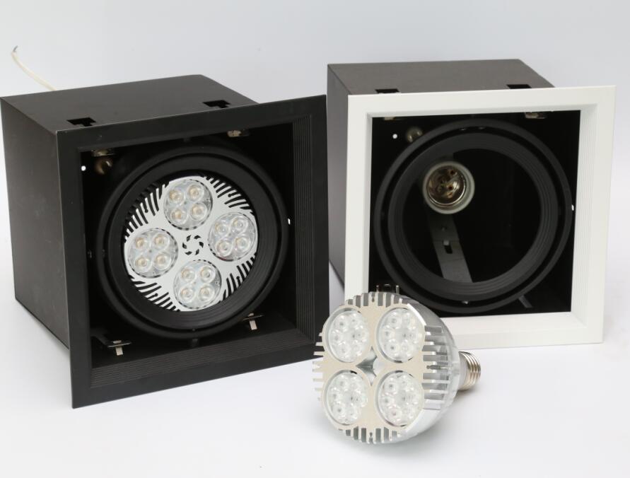35W PAR30 LED downlight luz LED parrilla de rejilla