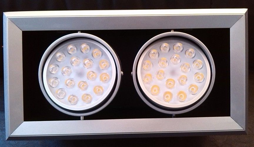 36W LED Double Down Lights / downlights empotrables / LED downlights