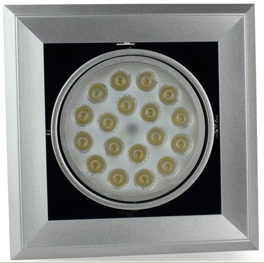 60Hz downlights empotrables LED 18W 60 °, techo downlights