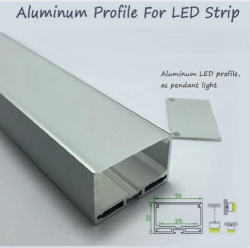 R2u - 046 perfil de aluminio LED amplio canal de radiador de aluminio extrudido flexible de banda LED
