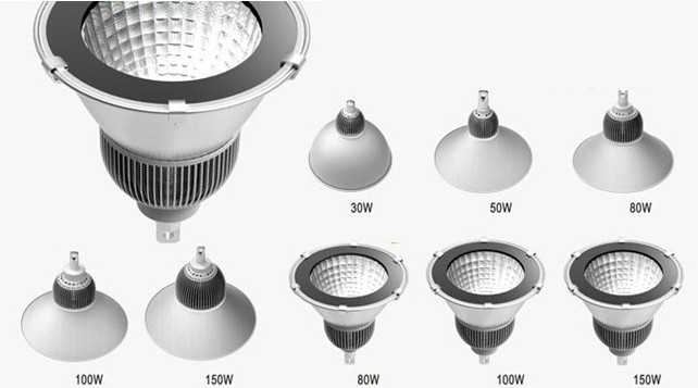 Pure White 5000K 50 Watt LED High Bay Lights For Workhouse , AC 220 Volt LED